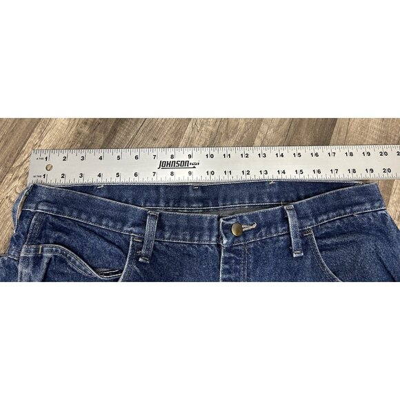 Bulwark FR Jeans Mens 38x30 Blue Fire Resistant Carpenter Straight Work Denim - Picture 6 of 6